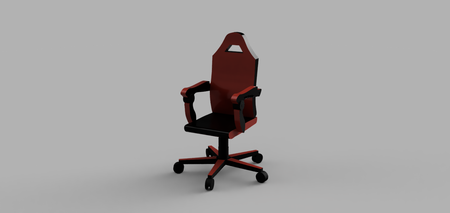 Ergonomic Chair 3D CAD Model - Autodesk Fusion 360