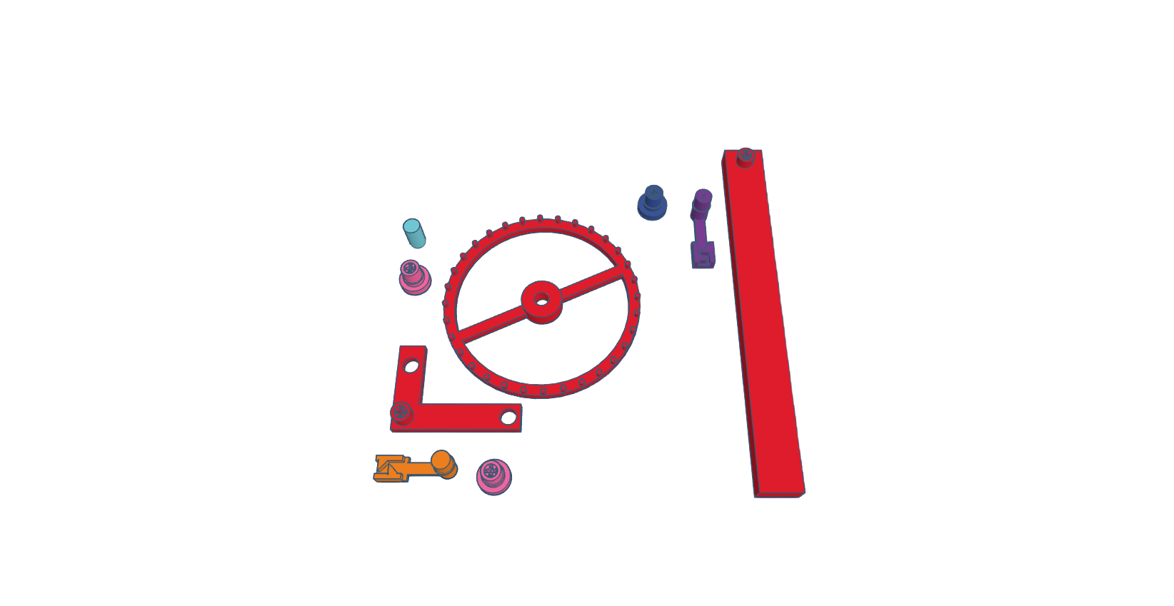 Pin-Wheel Escapement & Arm