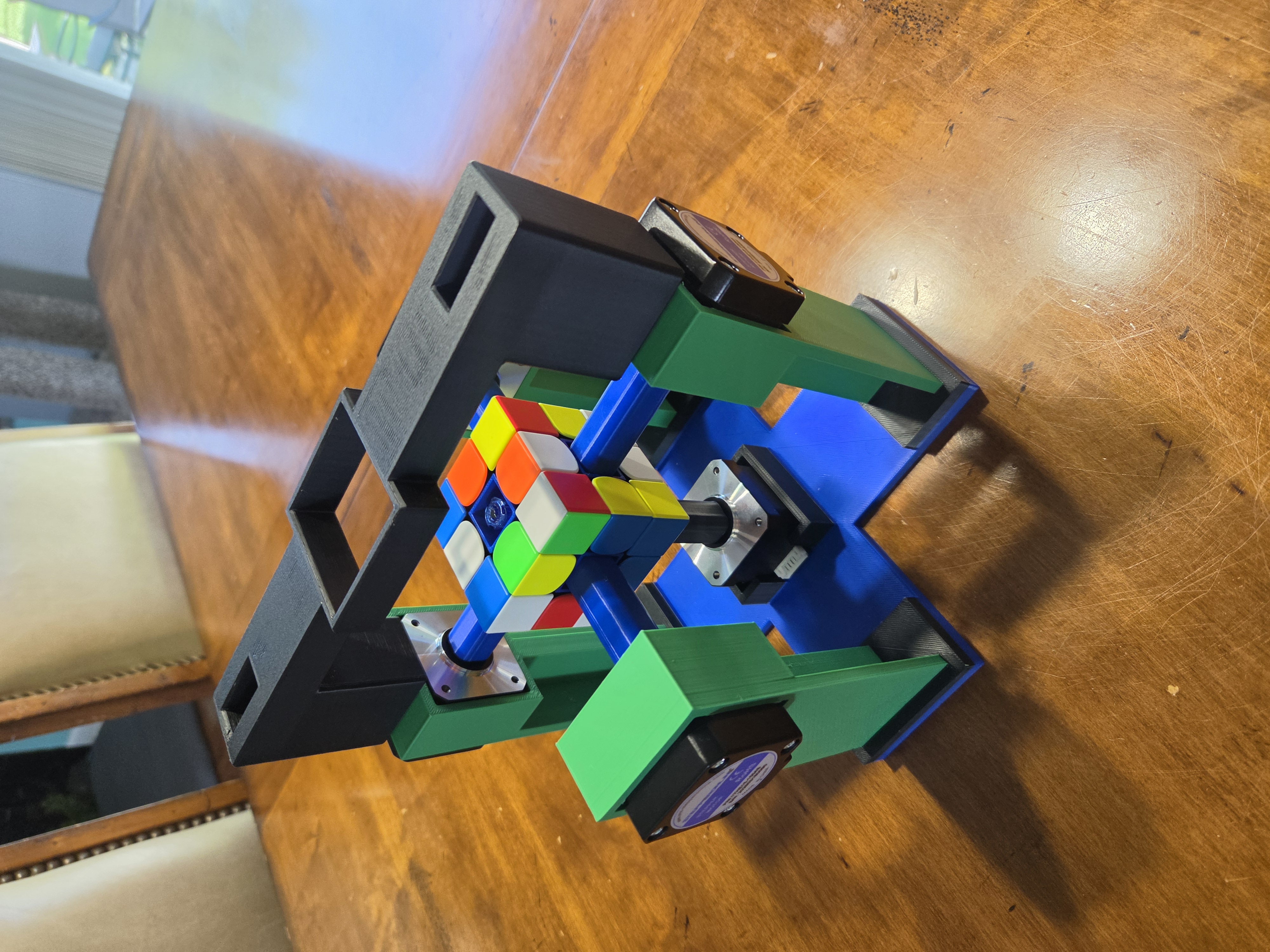Autonomous 6-Axis Robotic Rubik's Cube Solver