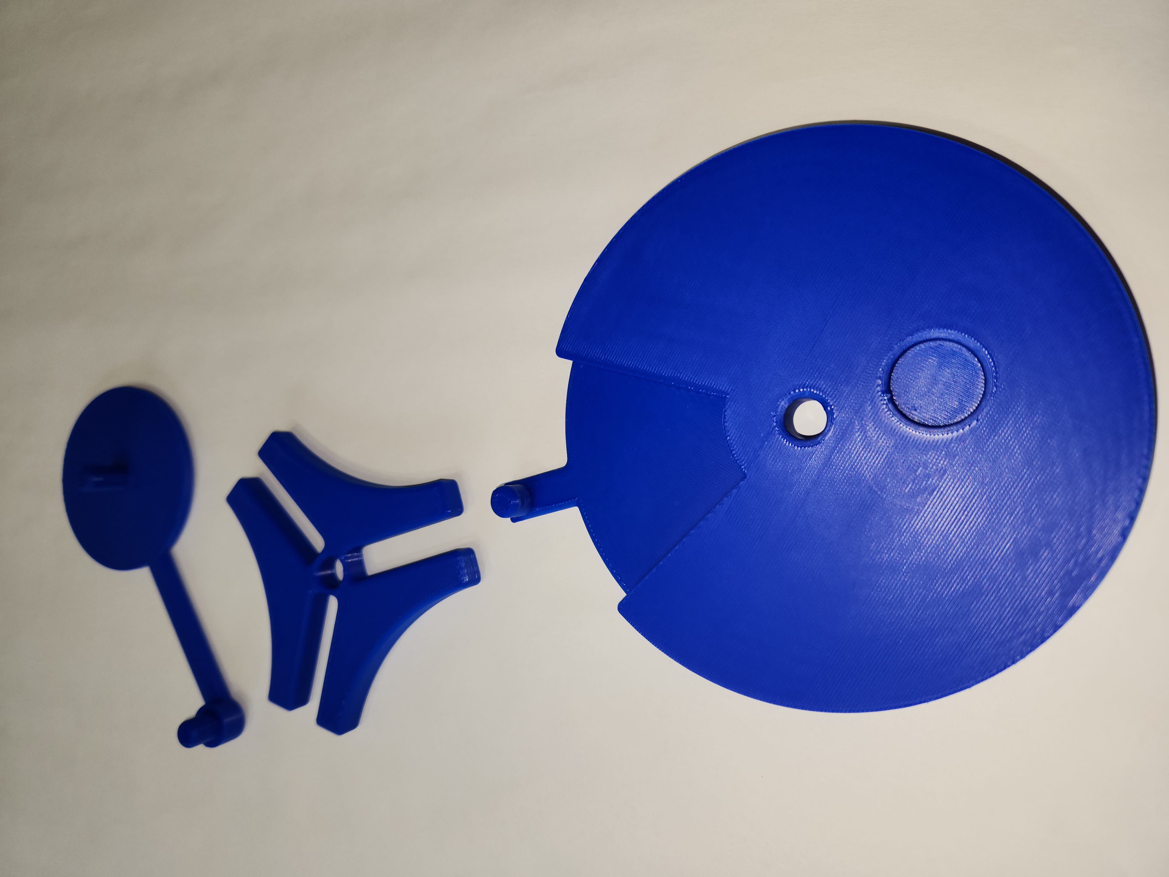 3-Slot Geneva Mechanism Disassembled Setup