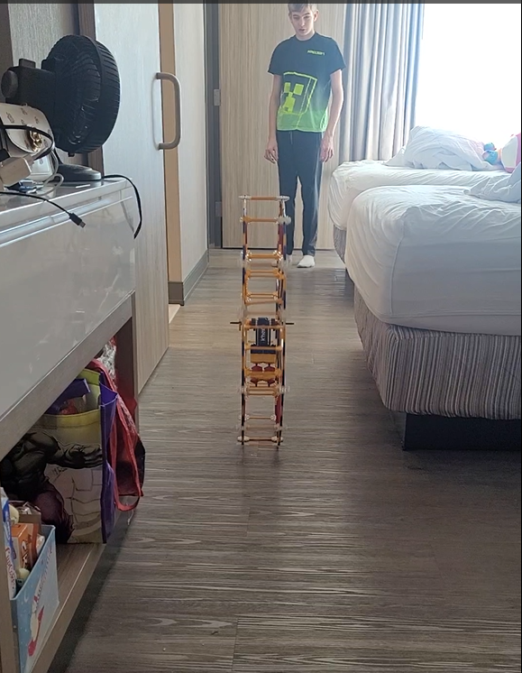 Dynamic Rolling Structure - Hallway Stability Test